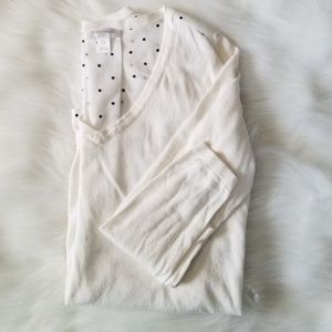 Motherhood Maternity Black & White Polka Dot